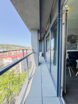 Terasa s výhľadom na celé mesto, všetko na skok | 2i, 47 m² | 7. posch. | Centrum Bratislavy - fotografia 13