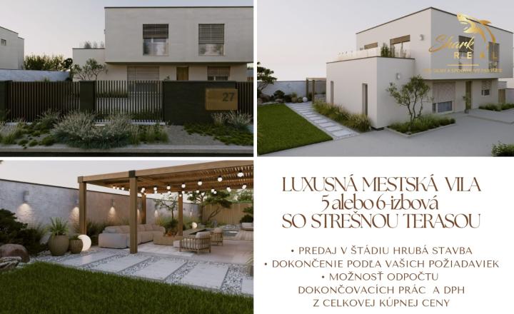 LUXUSNÁ MESTSKÁ 5-IZBOVÁ VILA SO STREŠNOU TERASOU | SENEC – KYSUCKÁ ULICA - fotografia 1