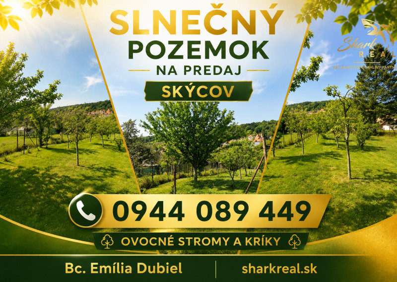 Slnečný pozemok s panoramatickým výhľadom