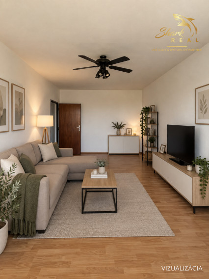 PRIESTRANNÝ 2-IZBOVÝ BYT 63 m² | LOGGIA | VEĽKÉ IZBY | ČILIŽSKÁ, VRÁKUŇA